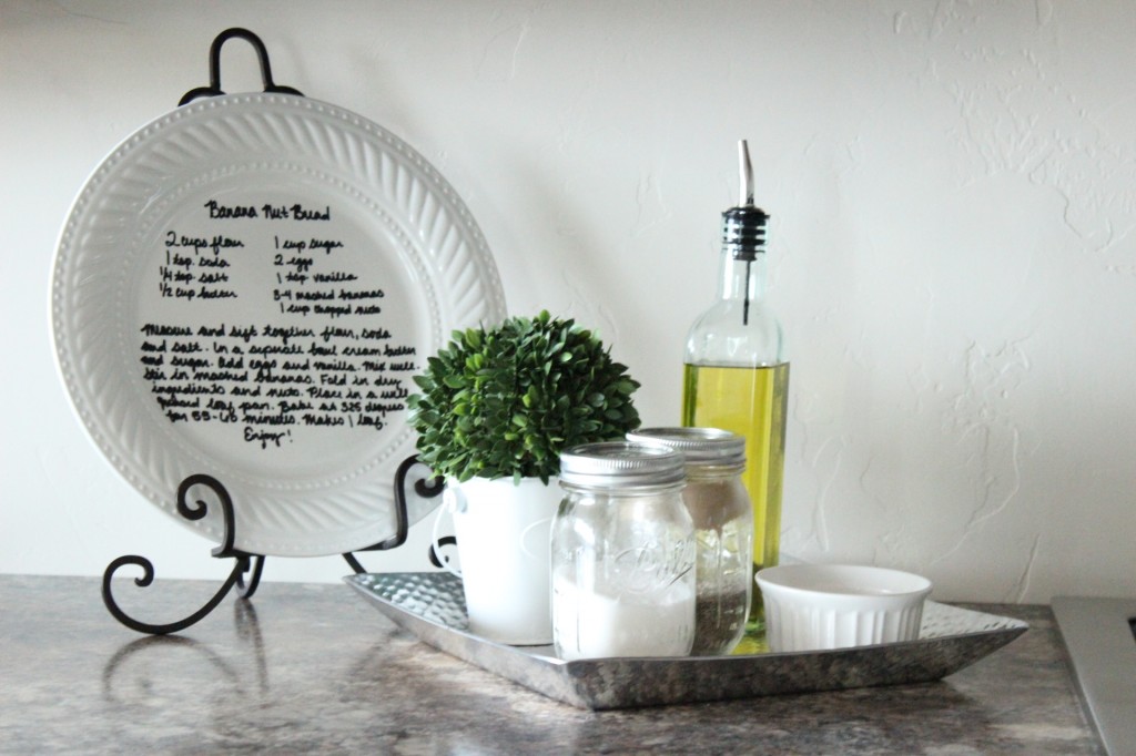 Recipe Plate | The Wood Grain Cottage