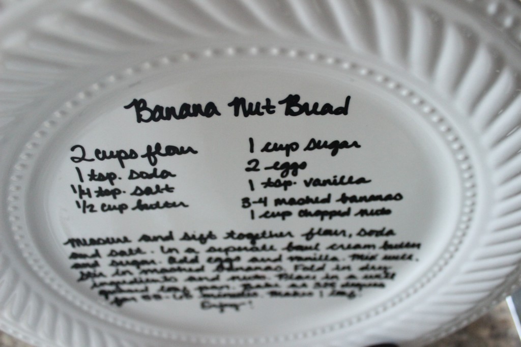 Recipe Plate | The Wood Grain Cottage