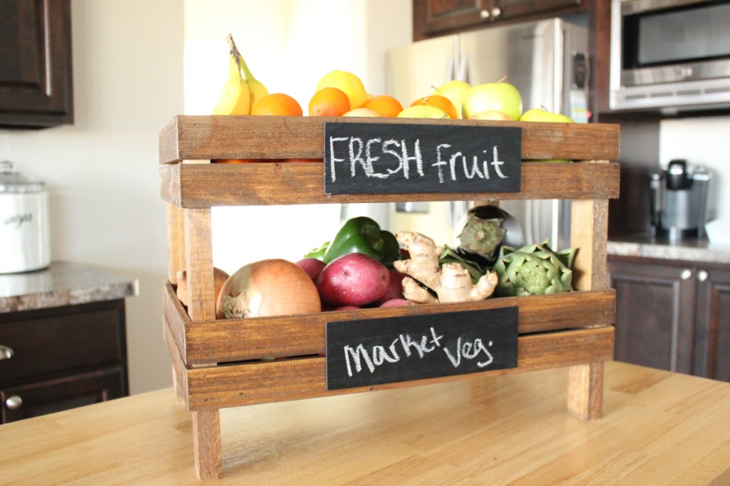 DIY Stackable Fruit Crates I The Wood Grain Cottage