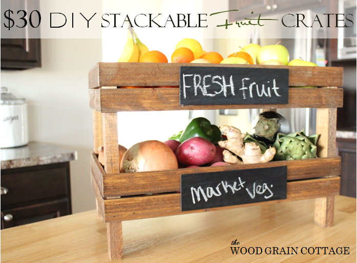 DIY Stackable Crates I The Wood Grain Cottage