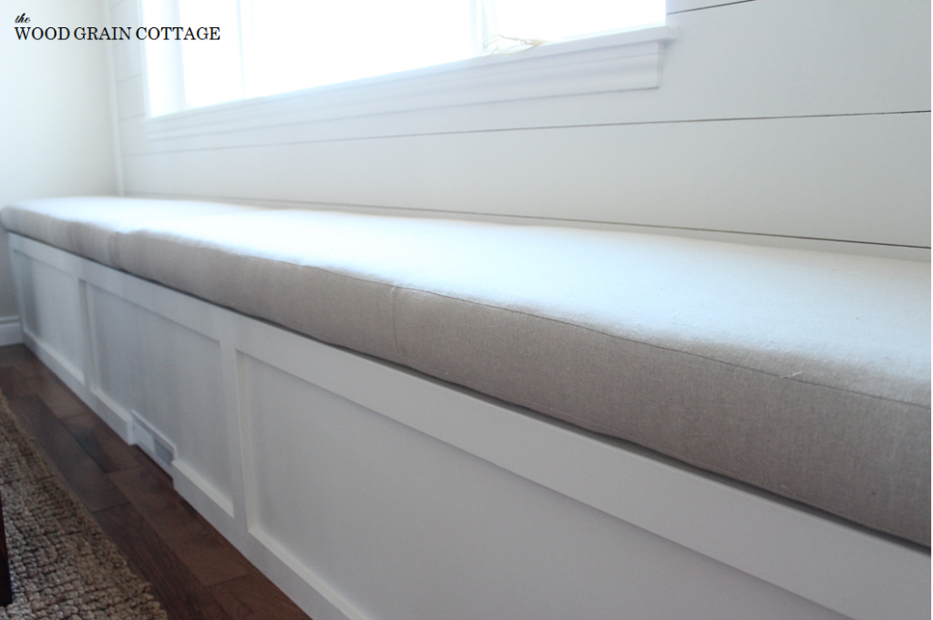 Breakfast Nook Bench Cushion | The Wood Grain Cottage