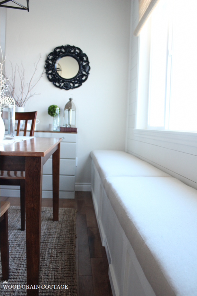 Breakfast Nook Bench Cushion | The Wood Grain Cottage