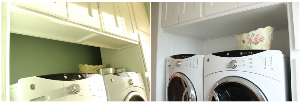 Laundry Room Before & After | The Wood Grain Cottage