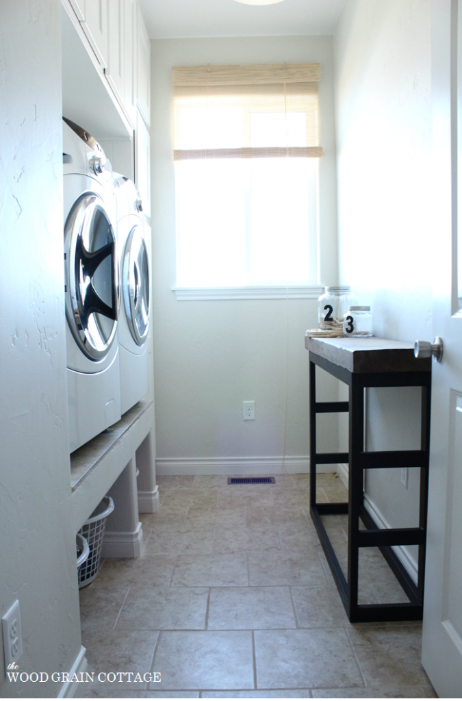 Pottery Barn Laundry Room Organization Makeover