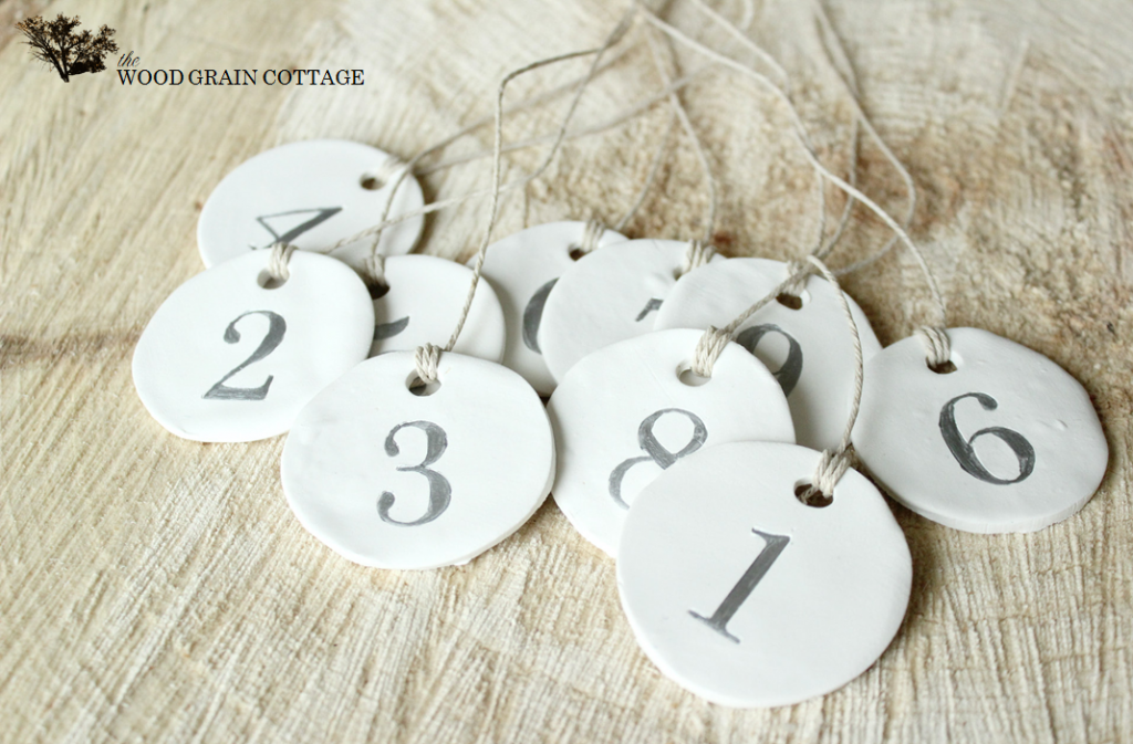 DIY Numbered Tags by The Wood Grain Cottage