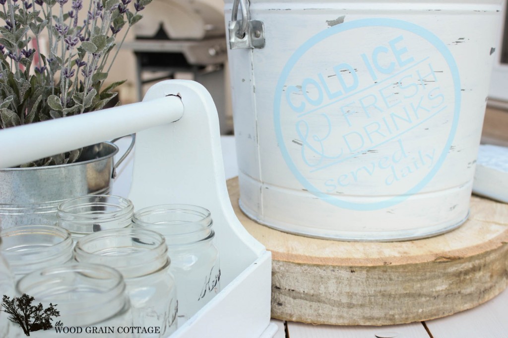 DIY Ice Bucket by The Wood Grain Cottage