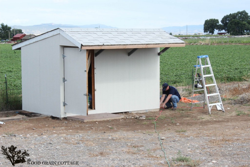 Shed Makeover by The Wood Grain Cottage