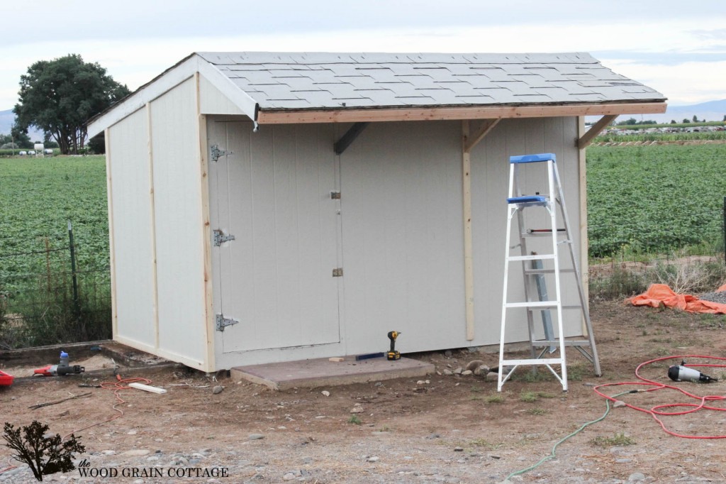 Shed Makeover by The Wood Grain Cottage