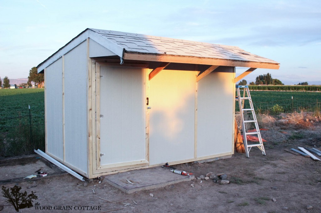 Shed Makeover by The Wood Grain Cottage