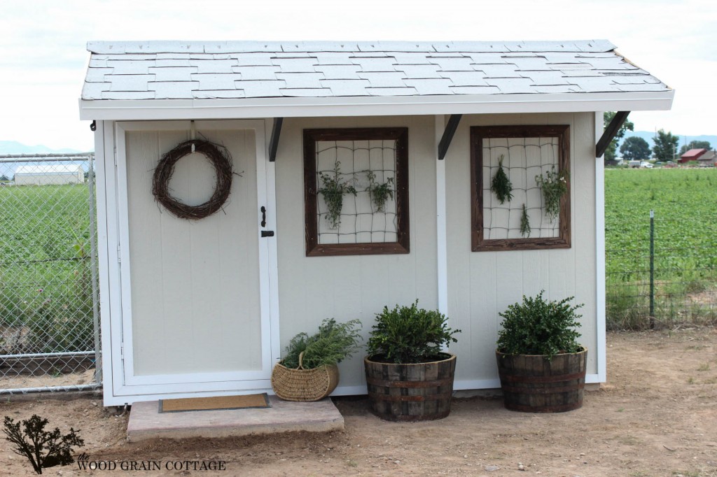 Shed Makeover by The Wood Grain Cottage