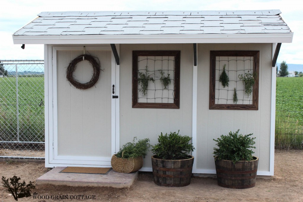 Shed Makeover by The Wood Grain Cottage