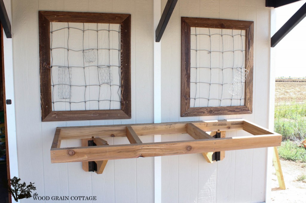 Fold Up Potting Bench by The Wood Grain Cottage