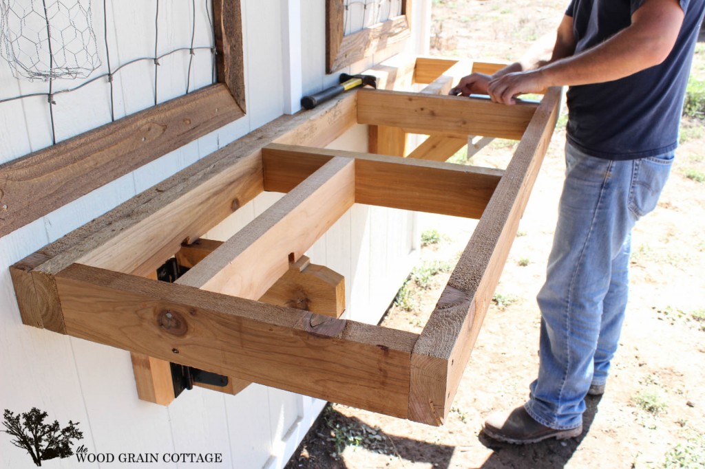 Fold Up Potting Bench by The Wood Grain Cottage