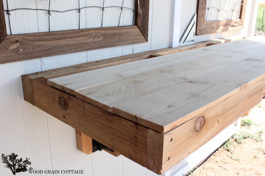 Fold Up Potting Bench by The Wood Grain Cottage