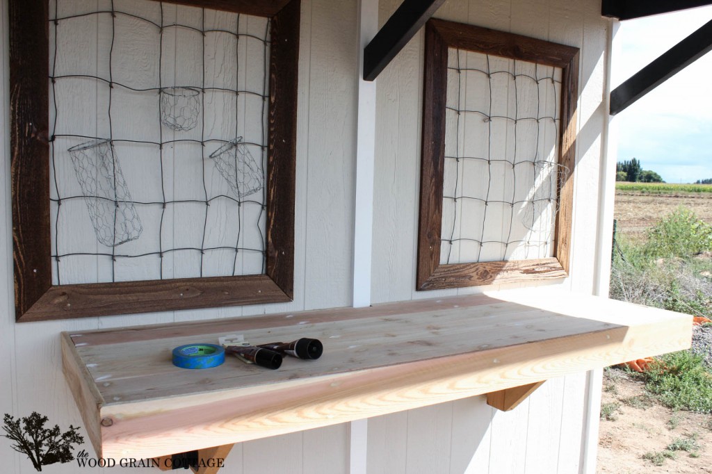 Fold Up Potting Bench by The Wood Grain Cottage