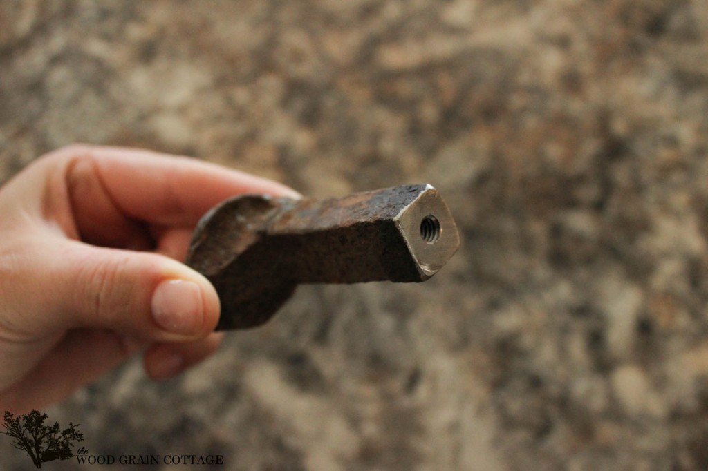 Railroad Spike Hook Rack by The Wood Grain Cottage