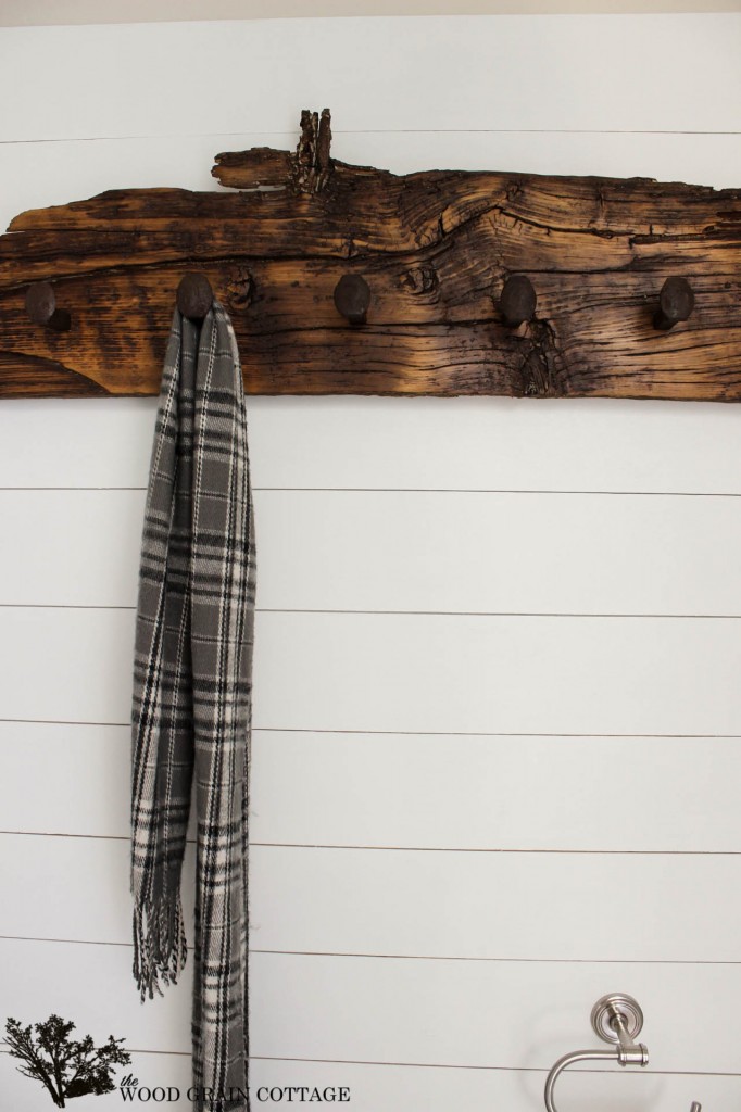 Railroad Spike Wall Hook Rack - The Wood Grain Cottage