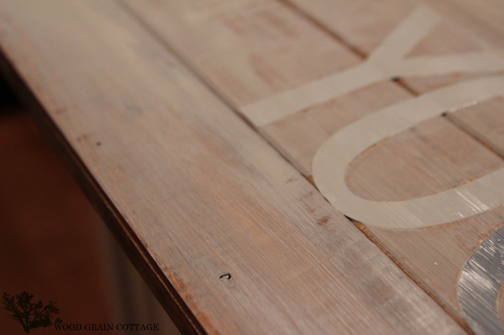 DIY Sign by The Wood Grain Cottage