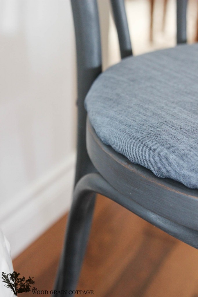 Denim Blue Chairs by The Wood Grain Cottage