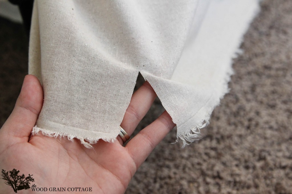 Easy DIY Ruffled Bedskirt by The Wood Grain Cottage