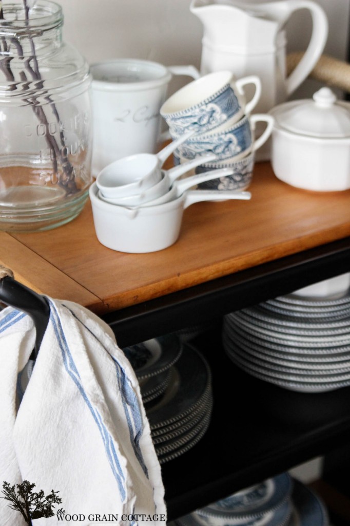 White Kitchen Shelves by The Wood Grain Cottage