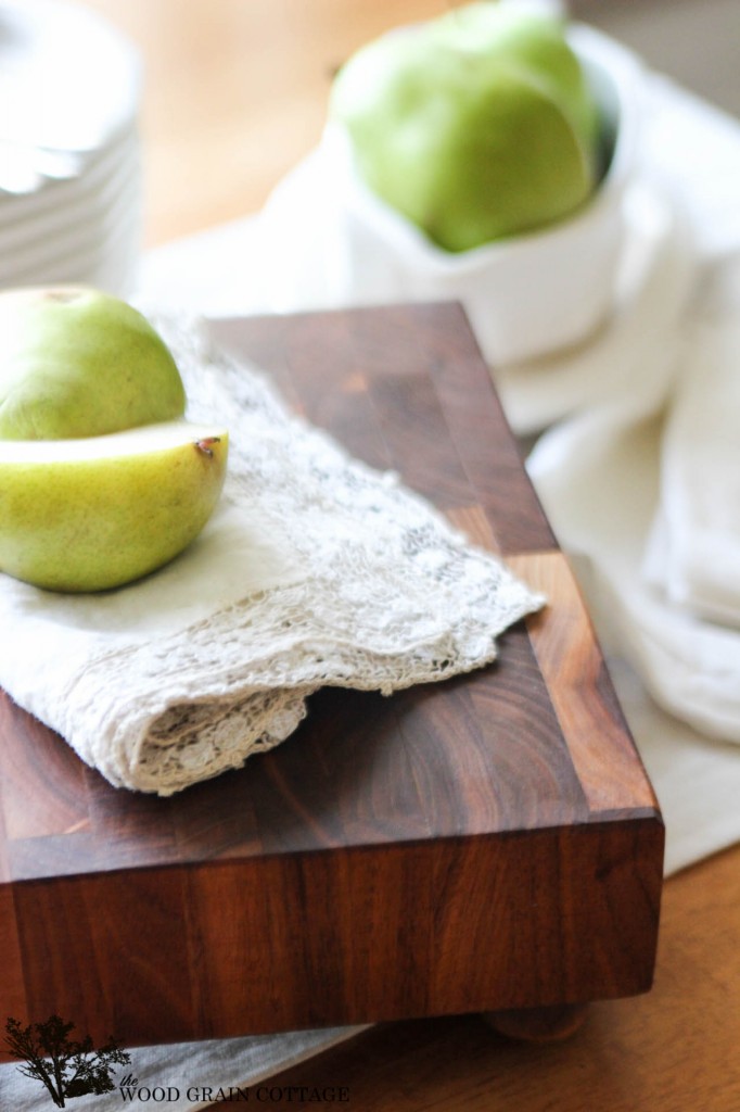How To Clean & Restore an Old Cutting Board by The Wood Grain Cottage
