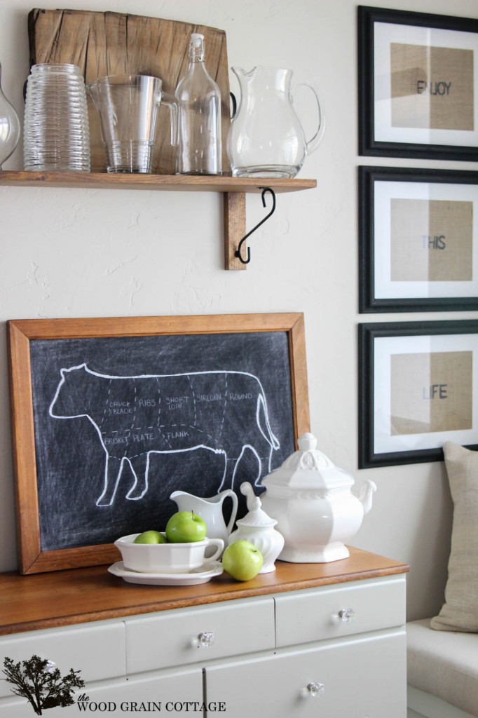 DIY Beef Butcher Guide Canvas by The Wood Grain Cottage