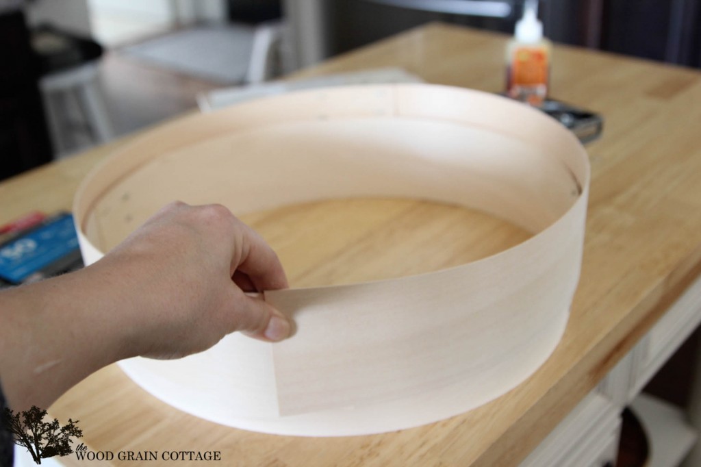 Knock Off Grain Sieve Light Fixture by The Wood Grain Cottage