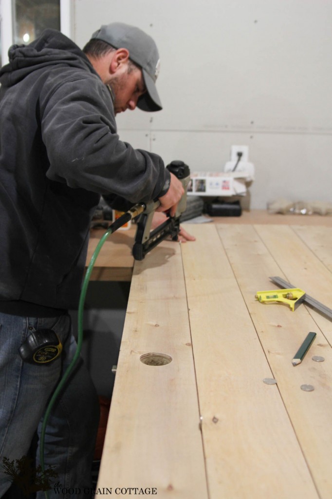 DIY Plank Door by The Wood Grain Cottage