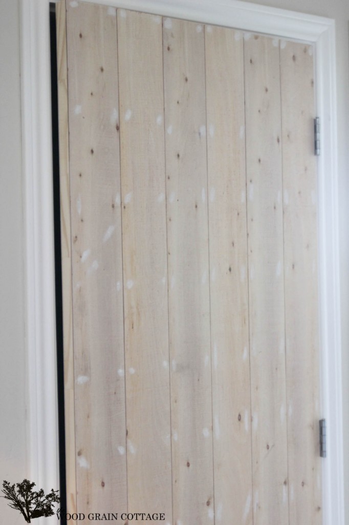 DIY Plank Door by The Wood Grain Cottage