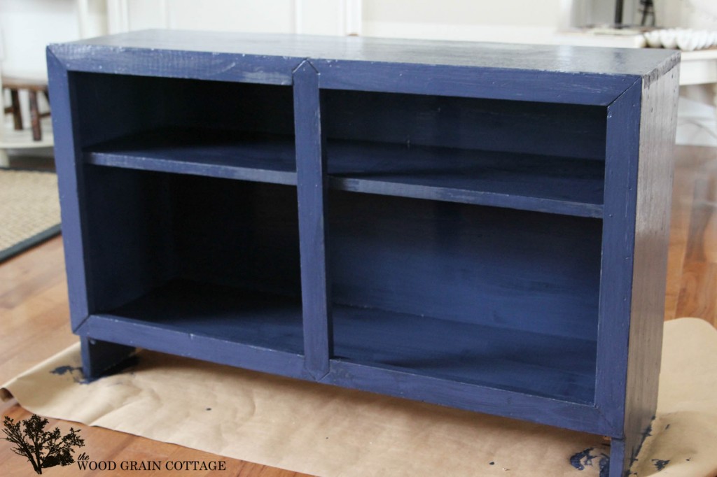 Navy Blue Sideboard by The Wood Grain Cottage