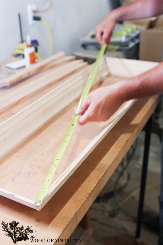 DIY Molding Frame by The Wood Grain Cottage