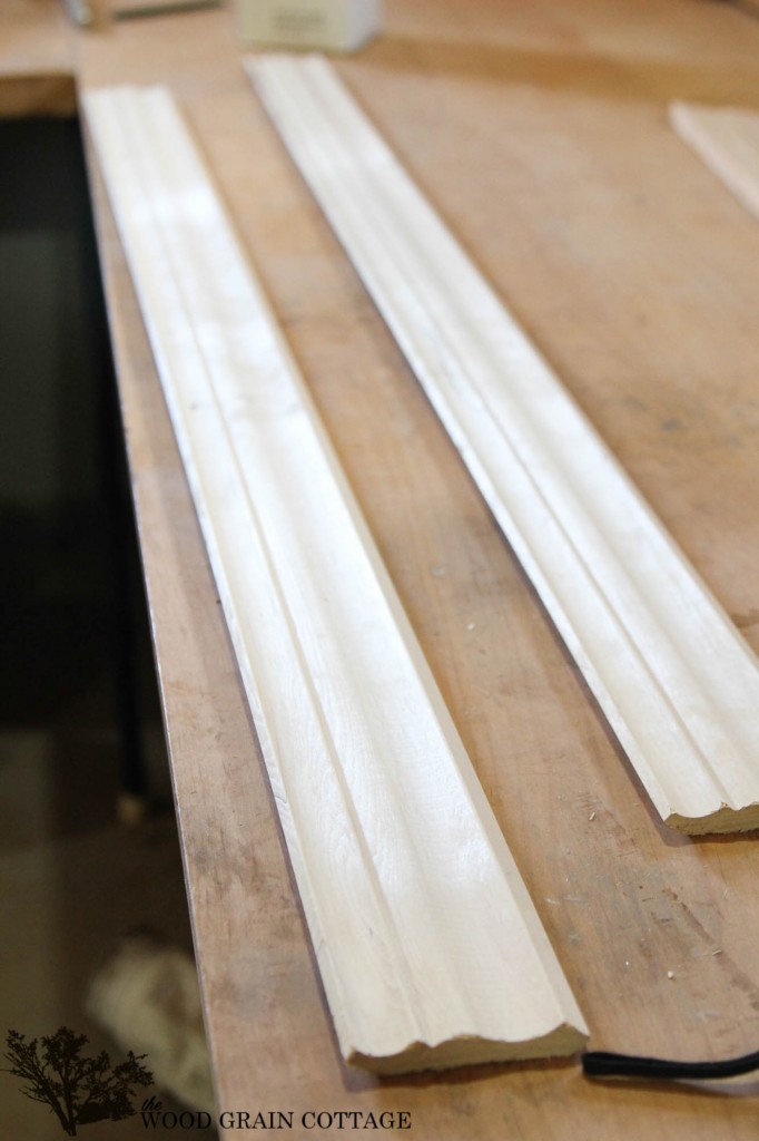 DIY Molding Frame by The Wood Grain Cottage