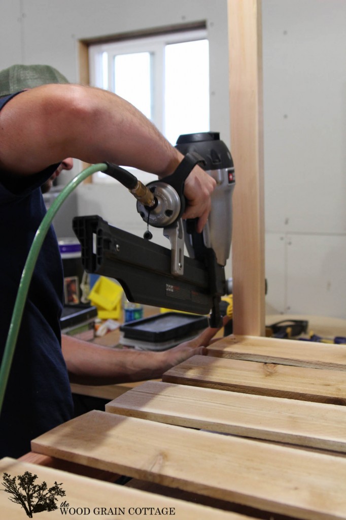 DIY Rolling Fire Wood Cart by The Wood Grain Cottage