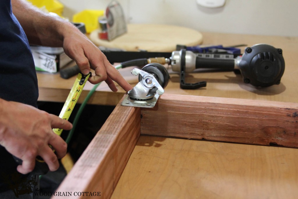 DIY Rolling Fire Wood Cart by The Wood Grain Cottage