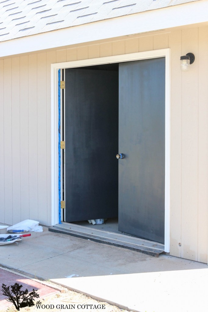 Garage Makeover by The Wood Grain Cottage