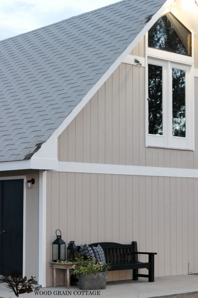 Garage Makeover by The Wood Grain Cottage