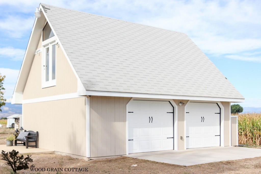 Garage Makeover by The Wood Grain Cottage