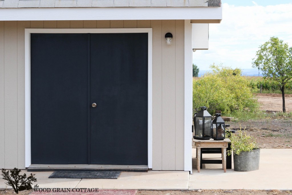 Garage Makeover by The Wood Grain Cottage