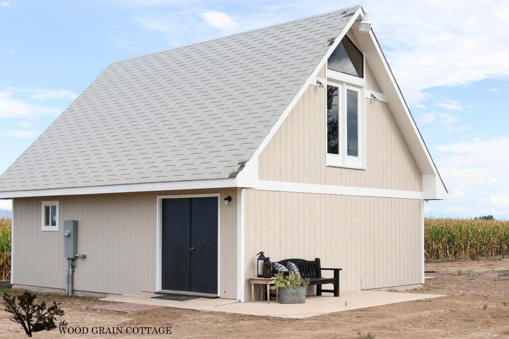 Garage Makeover by The Wood Grain Cottage