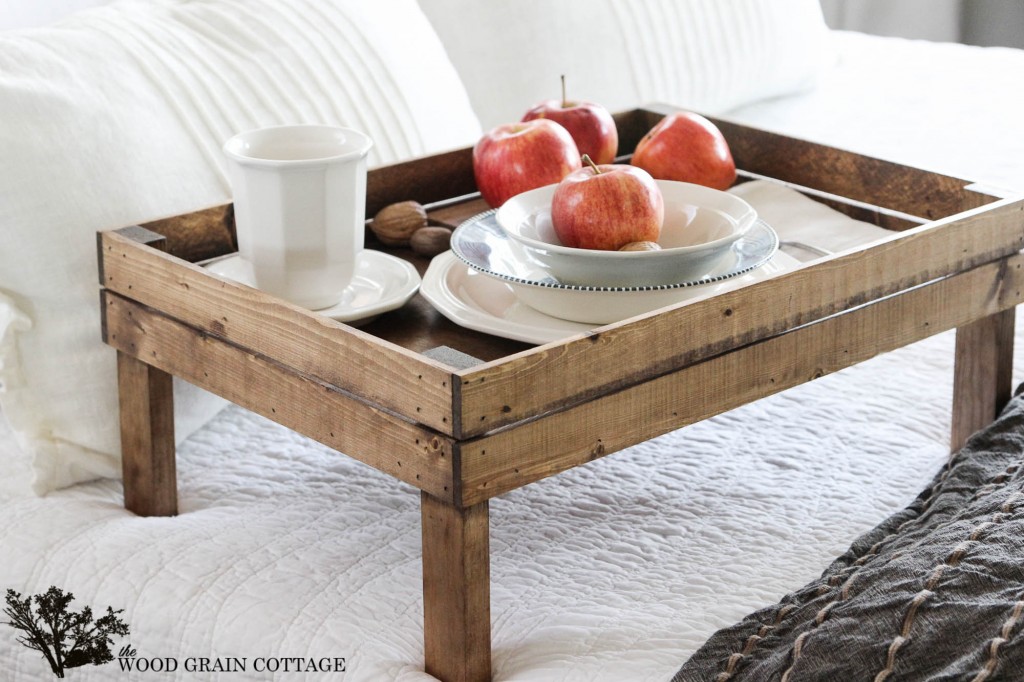 Breakfast In Bed Tray by The Wood Grain Cottage