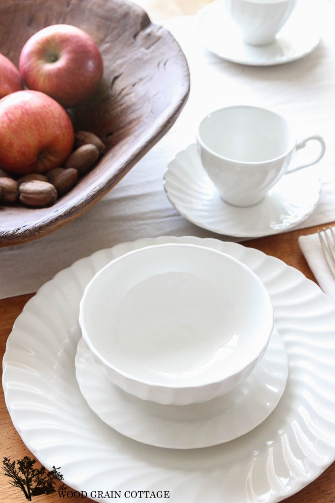 White Dinnerware by The Wood Grain Cottage