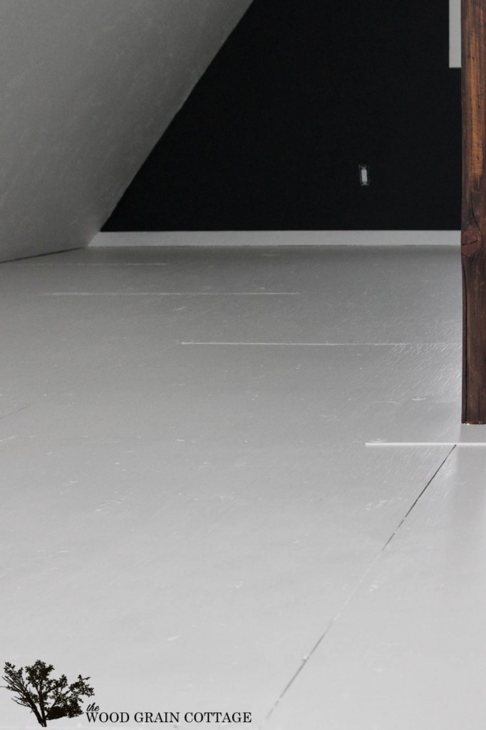How To Paint Plywood Floors by The Wood Grain Cottage