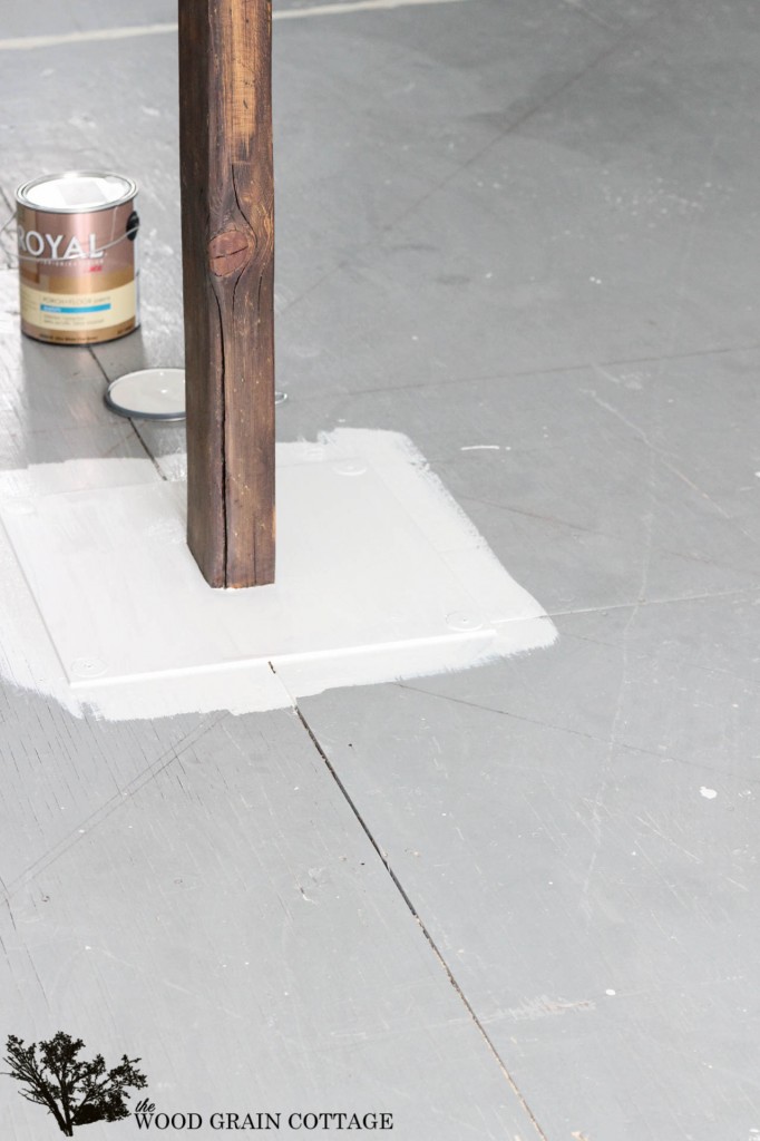 How To Paint Plywood Floors by The Wood Grain Cottage