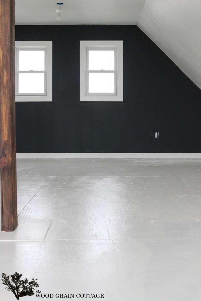 How To Paint Plywood Floors by The Wood Grain Cottage