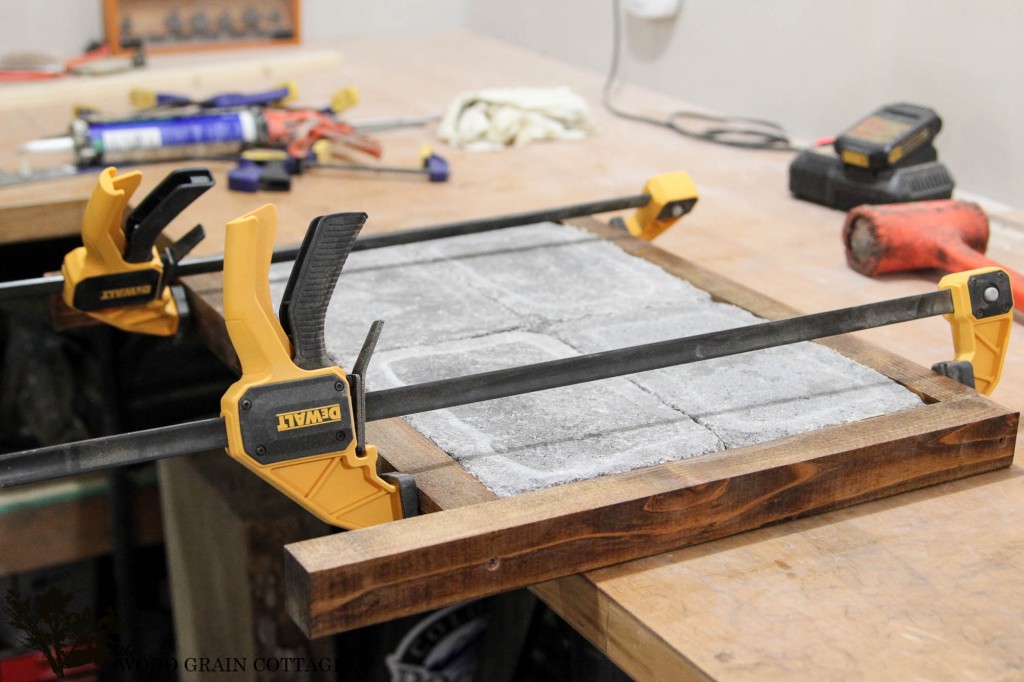 How to make a paver planter. Full tutorial by The Wood Grain Cottage