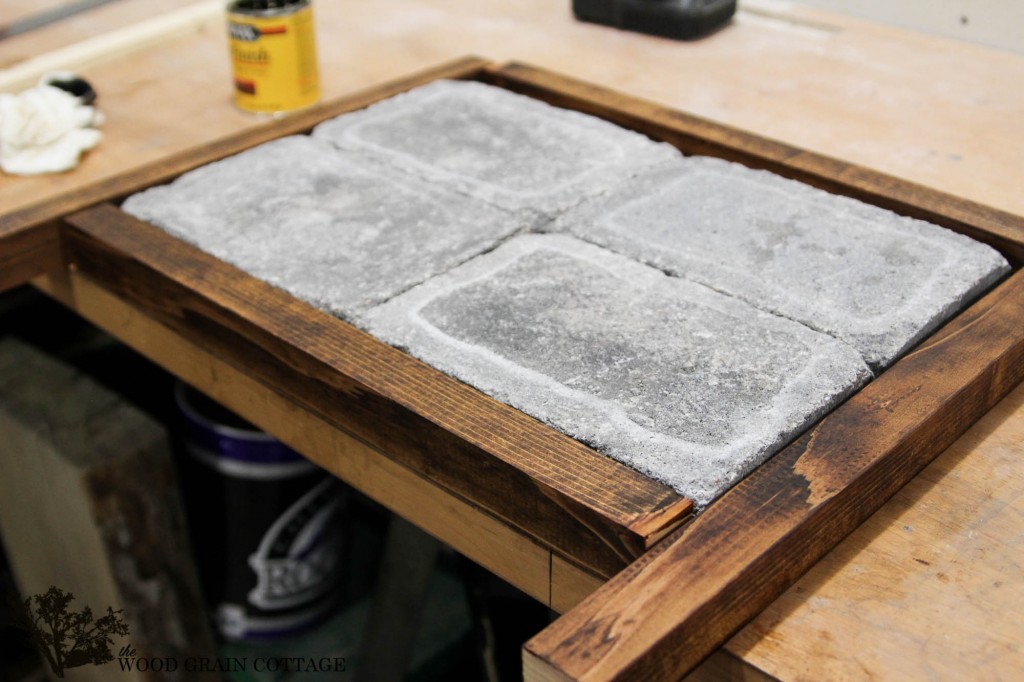 How to make a paver planter. Full tutorial by The Wood Grain Cottage