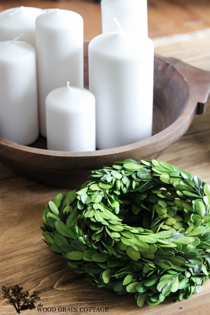 How to decorate with boxwoods.... Year round! By The Wood Grain Cottage