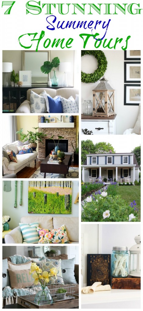 7 Stunning Summery Home Tours