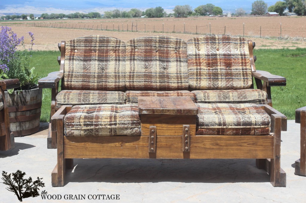 Outdoor Patio Furniture Makeover. By The Wood Grain Cottage